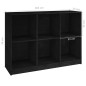 vidaXL Bücherregal Schwarz 104x33x76 cm Massivholz Kiefer vidaXL Bücherregal Schwarz 104x33x76 cm Massivholz Kiefer