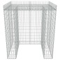 vidaXL Gabionenwand für Mülltonne Verzinkter Stahl 110x100x130 cm vidaXL Gabionenwand für Mülltonne Verzinkter Stahl 110x100x130 cm