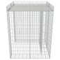 vidaXL Gabionenwand für Mülltonne Verzinkter Stahl 110x100x130 cm vidaXL Gabionenwand für Mülltonne Verzinkter Stahl 110x100x130 cm