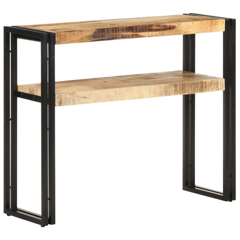 vidaXL Konsolentisch 90x30x75 cm Raues Mangoholz vidaXL Konsolentisch 90x30x75 cm Raues Mangoholz