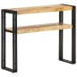 vidaXL Konsolentisch 90x30x75 cm Raues Mangoholz vidaXL Konsolentisch 90x30x75 cm Raues Mangoholz