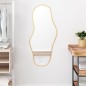vidaXL Wandspiegel Golden 100x45 cm vidaXL Wandspiegel Golden 100x45 cm
