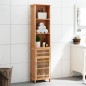 vidaXL Badschrank 42x29x182 cm Massivholz Nussbaum vidaXL Badschrank 42x29x182 cm Massivholz Nussbaum