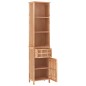 vidaXL Badschrank 42x29x182 cm Massivholz Nussbaum vidaXL Badschrank 42x29x182 cm Massivholz Nussbaum