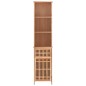 vidaXL Badschrank 42x29x182 cm Massivholz Nussbaum vidaXL Badschrank 42x29x182 cm Massivholz Nussbaum