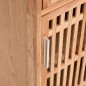 vidaXL Badschrank 42x29x182 cm Massivholz Nussbaum vidaXL Badschrank 42x29x182 cm Massivholz Nussbaum