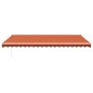 vidaXL Markise Einziehbar Orange und Braun 5x3 m Stoff und Aluminium vidaXL Markise Einziehbar Orange und Braun 5x3 m Stoff und Aluminium