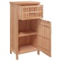 vidaXL Badschrank 42x29x82 cm Massivholz Nussbaum vidaXL Badschrank 42x29x82 cm Massivholz Nussbaum