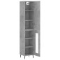 Highboard Betongrau 34,5x34x180 cm Holzwerkstoff Highboard Betongrau 34,5x34x180 cm Holzwerkstoff