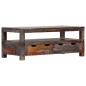 vidaXL Couchtisch Grau 100×50×40 cm Massivholz vidaXL Couchtisch Grau 100×50×40 cm Massivholz