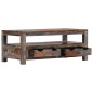 vidaXL Couchtisch Grau 100×50×40 cm Massivholz vidaXL Couchtisch Grau 100×50×40 cm Massivholz