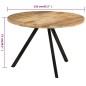 vidaXL Esstisch 110x75 cm Massivholz Mango vidaXL Esstisch 110x75 cm Massivholz Mango