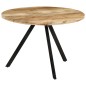 vidaXL Esstisch 110x75 cm Massivholz Mango vidaXL Esstisch 110x75 cm Massivholz Mango