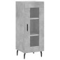 Highboard Betongrau 34,5x34x180 cm Holzwerkstoff Highboard Betongrau 34,5x34x180 cm Holzwerkstoff