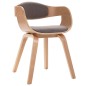 vidaXL Esszimmerstühle 4 Stk. Bugholz und Taupe Stoff vidaXL Esszimmerstühle 4 Stk. Bugholz und Taupe Stoff