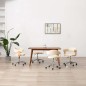 vidaXL Drehbare Esszimmerstühle 4 Stk. Creme Kunstleder vidaXL Drehbare Esszimmerstühle 4 Stk. Creme Kunstleder