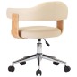 vidaXL Drehbare Esszimmerstühle 4 Stk. Creme Kunstleder vidaXL Drehbare Esszimmerstühle 4 Stk. Creme Kunstleder