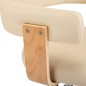 vidaXL Drehbare Esszimmerstühle 4 Stk. Creme Kunstleder vidaXL Drehbare Esszimmerstühle 4 Stk. Creme Kunstleder
