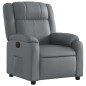 vidaXL Relaxsessel Elektrisch Grau Kunstleder vidaXL Relaxsessel Elektrisch Grau Kunstleder