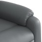 vidaXL Relaxsessel Elektrisch Grau Kunstleder vidaXL Relaxsessel Elektrisch Grau Kunstleder