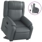 vidaXL Relaxsessel mit Aufstehhilfe Grau Kunstleder vidaXL Relaxsessel mit Aufstehhilfe Grau Kunstleder