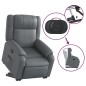 vidaXL Relaxsessel mit Aufstehhilfe Grau Kunstleder vidaXL Relaxsessel mit Aufstehhilfe Grau Kunstleder