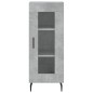 Highboard Betongrau 34,5x34x180 cm Holzwerkstoff Highboard Betongrau 34,5x34x180 cm Holzwerkstoff