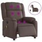 vidaXL Massagesessel Elektrisch Braun Kunstleder vidaXL Massagesessel Elektrisch Braun Kunstleder