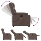 vidaXL Massagesessel Elektrisch Braun Kunstleder vidaXL Massagesessel Elektrisch Braun Kunstleder