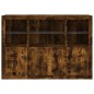 vidaXL Sideboards mit LED-Leuchten 3 Stk. Räuchereiche Holzwerkstoff vidaXL Sideboards mit LED-Leuchten 3 Stk. Räuchereiche Holzwerkstoff