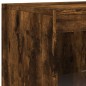 vidaXL Sideboards mit LED-Leuchten 3 Stk. Räuchereiche Holzwerkstoff vidaXL Sideboards mit LED-Leuchten 3 Stk. Räuchereiche Holzwerkstoff