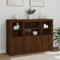vidaXL Sideboards mit LED-Leuchten 3 Stk. Braun Eichen-Optik vidaXL Sideboards mit LED-Leuchten 3 Stk. Braun Eichen-Optik
