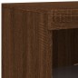 vidaXL Sideboards mit LED-Leuchten 3 Stk. Braun Eichen-Optik vidaXL Sideboards mit LED-Leuchten 3 Stk. Braun Eichen-Optik