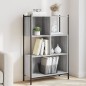 vidaXL Bücherregal Grau Sonoma 72x28x109 cm Holzwerkstoff vidaXL Bücherregal Grau Sonoma 72x28x109 cm Holzwerkstoff