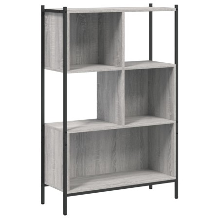 vidaXL Bücherregal Grau Sonoma 72x28x109 cm Holzwerkstoff