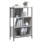 vidaXL Bücherregal Grau Sonoma 72x28x109 cm Holzwerkstoff vidaXL Bücherregal Grau Sonoma 72x28x109 cm Holzwerkstoff