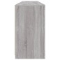 vidaXL Sideboard mit LED-Leuchten Grau Sonoma 164x37x67 cm vidaXL Sideboard mit LED-Leuchten Grau Sonoma 164x37x67 cm