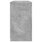 vidaXL Sideboard mit LED-Leuchten Betongrau 123x37x67 cm vidaXL Sideboard mit LED-Leuchten Betongrau 123x37x67 cm