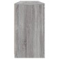 vidaXL Sideboard mit LED-Leuchten Grau Sonoma 163x37x67 cm vidaXL Sideboard mit LED-Leuchten Grau Sonoma 163x37x67 cm