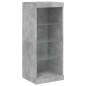 vidaXL Sideboards mit LED-Leuchten 3 Stk. Betongrau Holzwerkstoff vidaXL Sideboards mit LED-Leuchten 3 Stk. Betongrau Holzwerkstoff