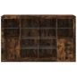 vidaXL Sideboards mit LED-Leuchten 3 Stk. Räuchereiche Holzwerkstoff vidaXL Sideboards mit LED-Leuchten 3 Stk. Räuchereiche Holzwerkstoff