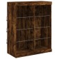 vidaXL Sideboards mit LED-Leuchten 3 Stk. Räuchereiche Holzwerkstoff vidaXL Sideboards mit LED-Leuchten 3 Stk. Räuchereiche Holzwerkstoff