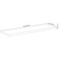 vidaXL Wandregal 60x20x2,5 cm Rechteckig Massivholz Akazie Baumkante vidaXL Wandregal 60x20x2,5 cm Rechteckig Massivholz Akazie Baumkante