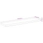vidaXL Wandregal 80x20x2,5 cm Rechteckig Massivholz Akazie Baumkante vidaXL Wandregal 80x20x2,5 cm Rechteckig Massivholz Akazie Baumkante