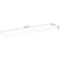 vidaXL Wandregal 120x20x2,5 cm Rechteckig Massivholz Akazie Baumkante vidaXL Wandregal 120x20x2,5 cm Rechteckig Massivholz Akazie Baumkante