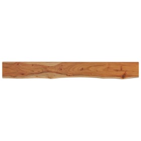 vidaXL Wandregal 160x20x2,5 cm Rechteckig Massivholz Akazie Baumkante