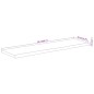 vidaXL Wandregal 90x30x2,5 cm Rechteckig Massivholz Akazie Baumkante vidaXL Wandregal 90x30x2,5 cm Rechteckig Massivholz Akazie Baumkante
