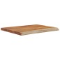 vidaXL Wandregal 50x40x2,5 cm Rechteckig Massivholz Akazie Baumkante vidaXL Wandregal 50x40x2,5 cm Rechteckig Massivholz Akazie Baumkante