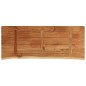 vidaXL Tischplatte 110x40x2,5cm Rechteckig Massivholz Akazie Baumkante vidaXL Tischplatte 110x40x2,5cm Rechteckig Massivholz Akazie Baumkante
