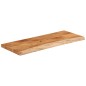 vidaXL Tischplatte 90x40x2,5 cm Rechteckig Massivholz Akazie Baumkante vidaXL Tischplatte 90x40x2,5 cm Rechteckig Massivholz Akazie Baumkante